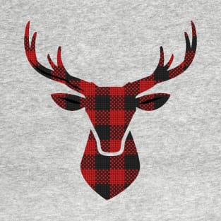 Red Check Reindeer T-Shirt